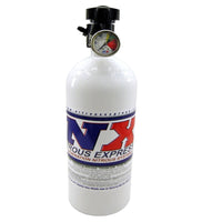 Thumbnail for Nitrous Express 10lb Bottle w/Lightning 500 Valve (6.89 Dia x 20.19 Tall) w/Gauge