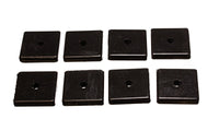Thumbnail for Energy Suspension Square Pad Set 2-1/16in Length x 2-1/16in Width x 3/8in Hole ID x 3/8in H-Black