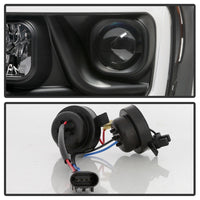 Thumbnail for Spyder Dodge Ram 1500 06-08 V2 Projector Headlights - Light Bar DRL - Black (PRO-YD-DR06V2-LB-BK)