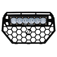 Thumbnail for Baja Designs 14-15 Polaris RZR Grille/OnX6 LED Light Bar Kit