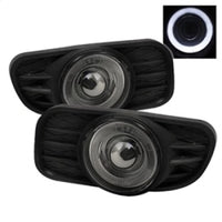 Thumbnail for Spyder Jeep Grand Cherokee 99-04 Halo Projector Fog Lights w/Switch Smoke FL-P-JGC99-HL-SM