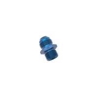 Thumbnail for Russell Performance -4 AN Flare to 10mm x 1.25 Metric Thread Adapter (Blue)
