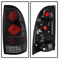 Thumbnail for Spyder Toyota Tacoma 05-15 Euro Style Tail Lights Black ALT-YD-TT05-BK