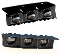 Thumbnail for ORACLE Lighting 21-22 Ford Bronco Triple LED Fog Light Kit for Steel Bumper - White SEE WARRANTY
