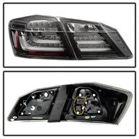Thumbnail for Spyder Honda Accord 2013-2015 4DR LED Tail Lights - Black ALT-YD-HA13LED-LED-BK