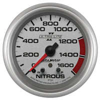 Thumbnail for AutoMeter Gauge Nitrous Press 2-5/8in. 1600PSI Stepper Motor W/ Pk & Wrn Ultra-Lite II