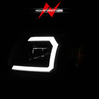 Thumbnail for ANZO 00-04 Toyota Tundra (Fits Reg/Acc Cab Only) Crystal Headlights w/Light Bar Black w/Corner Light