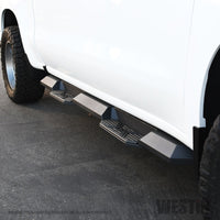 Thumbnail for Westin 2019 Chevrolet Silverado/Sierra 1500 Crew Cab Xtreme Nerf Step Bars - Textured Black