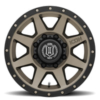 Thumbnail for ICON Rebound HD 18x9 8x6.5 12mm Offset 5.5in BS 121.4mm Bore Bronze Wheel