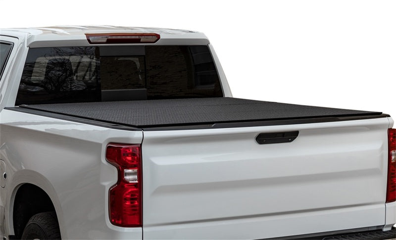 Access LOMAX Pro Series Tri-Fold Cover 07-19 Toyota Tundra 6ft6in Bed (Deck Rail) - Blk Diamond Mist