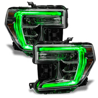 Thumbnail for Oracle 19-21 GMC Sierra 1500 RGB+W Headlight DRL Upgrade Kit - ColorSHIFT w/o Cntrl SEE WARRANTY