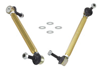 Thumbnail for Whiteline 02-06 Mini Cooper S Front Swaybar link kit-Adjustable ball end links