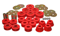 Thumbnail for Energy Suspension 78-80 GM Denali XL/Subarban & Yukon XL 4WD Red Body(cab) Mount Set