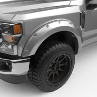 Thumbnail for EGR 2017 Ford Super Duty Bolt-On Look Color Match Fender Flares - Set - Ingot Silver