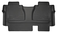 Thumbnail for Husky Liners 14-15 Toyota Tundra Double Cab Pickup Weatherbeater Black 2nd Seat Floor Liners