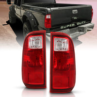 Thumbnail for ANZO 2008-2016 Ford F-250 Taillight Red/Clear Lens (OE Replacement)