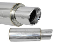Thumbnail for Injen 3.00 Universal Muffler w/Stainless Steel resonated rolled tip (Injen embossed logo)