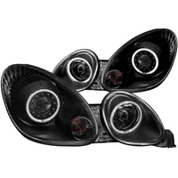 Thumbnail for ANZO 1998-2005 Lexus Gs300 Projector Headlights w/ Halo Black