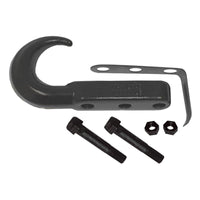 Thumbnail for Rugged Ridge 42-02 Jeep CJ / Jeep Wrangler Black Front Tow Hook