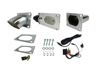 Thumbnail for Granatelli 3.0in Oval Stainless Steel Electronic Exhaust Cutout