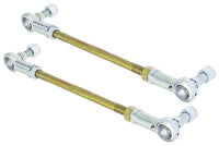 Thumbnail for RockJock Adjustable Sway Bar End Link Kit 10 1/2in Long Rods w/ Heims and Jam Nuts pair