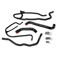 Thumbnail for HPS Reinforced Black Silicone Radiator + Heater Hose Kit Coolant for Chevy 05-07 Corvette 6.0L LS2 V8
