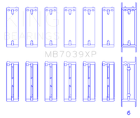 Thumbnail for King BMW M20/M50 2.0L/2.5L/2.7L (Size 0.25) Performance Main Bearing Set