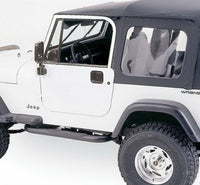 Thumbnail for Rampage 86-95 Jeep Wrangler CJ7/YJ Complete Top - Black Diamond