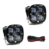 Thumbnail for Baja Designs Squadron SAE LED Auxiliary Light Pod Pair - Clear