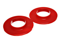 Thumbnail for Energy Suspension Universal 2 3/16in ID 4 9/16in OD 5/8in H Red Coil Spring Isolators (2 per set)