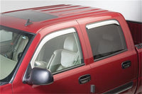 Thumbnail for Putco 09-18 Ram 1500 - Crew Cab (Set of 4) Excl Rebel Model Element Chrome Window Visors