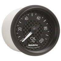 Thumbnail for Autometer GT Series 52mm Mechanical 0-100 psi Oil Pressure Gauge