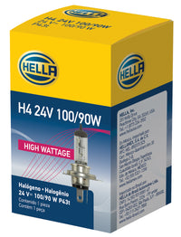 Thumbnail for Hella Halogen H4 24V 100/90W P43t T4.625 Bulb