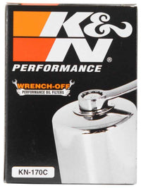 Thumbnail for K&N Harley Davidson 3in OD x 4.063in H Chrome Oil Filter