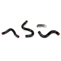 Thumbnail for HPS Black Reinforced Silicone Heater Hose Kit for Toyota 83-87 Corolla AE86 4A-GEU Left Hand Drive