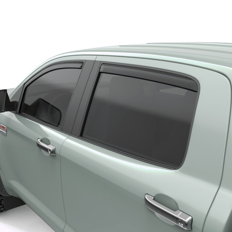 EGR 07-12 Toyota Tundra Crew Max In-Channel Window Visors - Set of 4 - Matte (575195)
