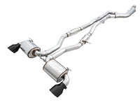 Thumbnail for AWE 2020 Toyota Supra A90 Resonated Touring Edition Exhaust - 5in Diamond Black Tips