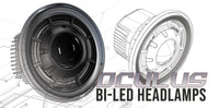 Thumbnail for Oracle Oculus 7in Bi-LED Projector Headlights for Jeep Wrangler JK - 6000K SEE WARRANTY