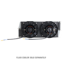 Thumbnail for Mishimoto Universal 17in. Heavy-Duty Oil Cooler Fan Shroud - Micro Wrinkle Black