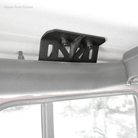 Thumbnail for Go Rhino 19-22 Jeep Wrangler JLU SRM Roll Bar Mount Kit - Tex. Blk