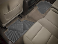 Thumbnail for WeatherTech 14+ Chevrolet Silverado Rear Rubber Mats - Black