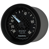 Thumbnail for Autometer GT Series 52mm Mechanical 30 In Hg/30 psi Vacuum/Boost Gauge