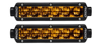 Thumbnail for Rigid Industries 6in SR-Series Pro Dot / SAE Fog Lights (Pair) - Selective Yellow