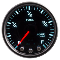 Thumbnail for Autometer Spek-Pro Gauge Fuel Level 2 1/16in 0-270 Programmable Blk/Smoke/Blk