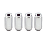 Thumbnail for McGard Hex Lug Nut (Cone Seat) M14X1.5 / 22mm Hex / 1.945in. Length (4-Pack) - Chrome
