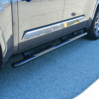 Thumbnail for Westin 2022 Toyota Tundra CrewMax PRO TRAXX 4 Oval Nerf Step Bars - Black