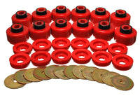 Thumbnail for Energy Suspension Body Mount Set - Red