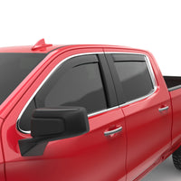 Thumbnail for EGR 2019 Chevy 1500 Double Cab In-Channel Window Visors - Matte