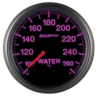 Thumbnail for Autometer Elite 52mm 100-260 Degress F Water Temperature Peak and Warn Gauge w/ Electonic Control