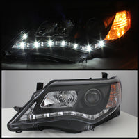 Thumbnail for Spyder Toyota Camry 12-14 Projector Headlights DRL Blk High 9005 (Not Included PRO-YD-TCAM12-DRL-BK